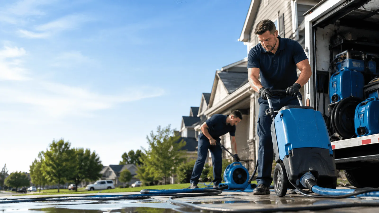 Structural Drying being performed in Watsontown, PA